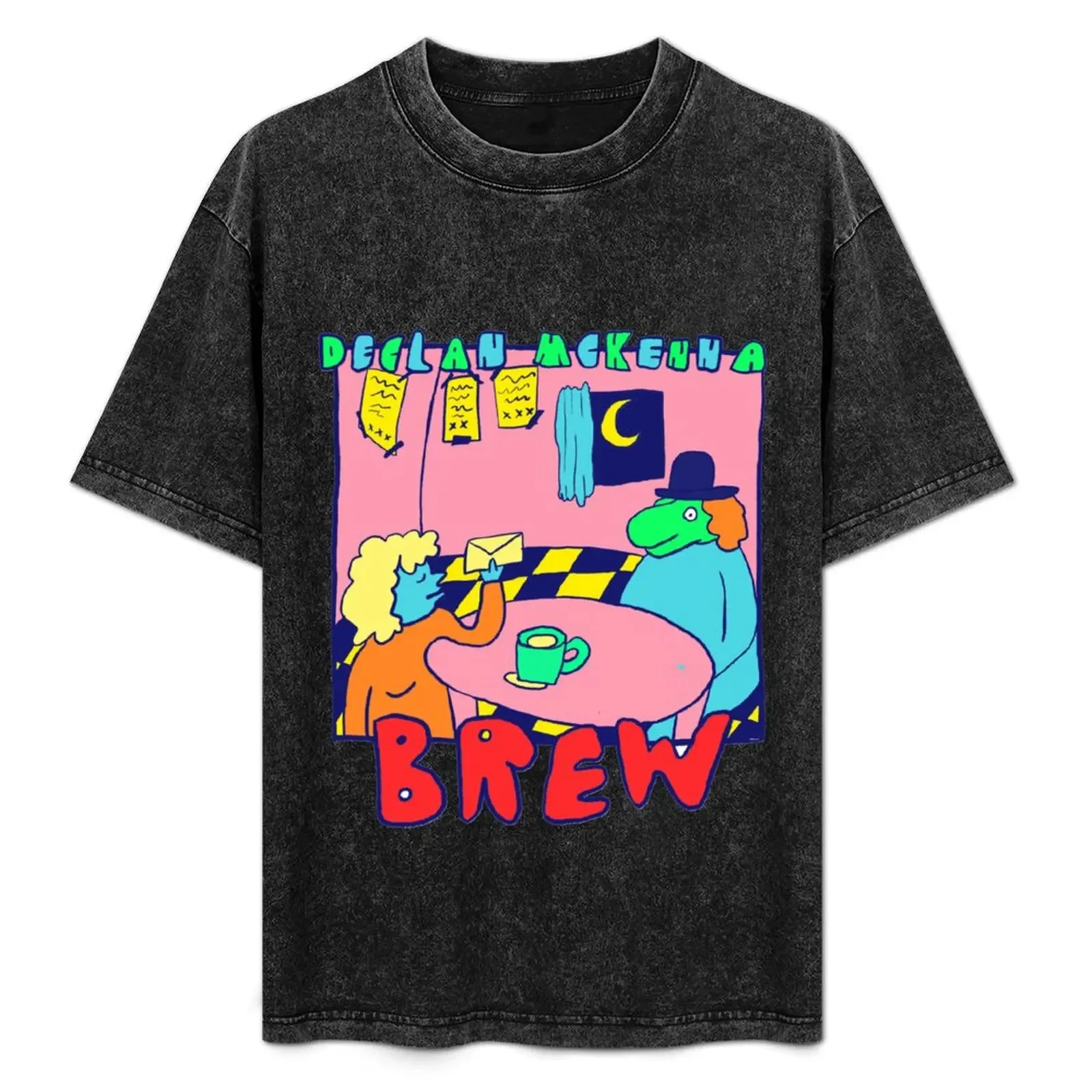 

Футболка Declan Mckenna Brew, повседневная футболка с защитой от выцветания