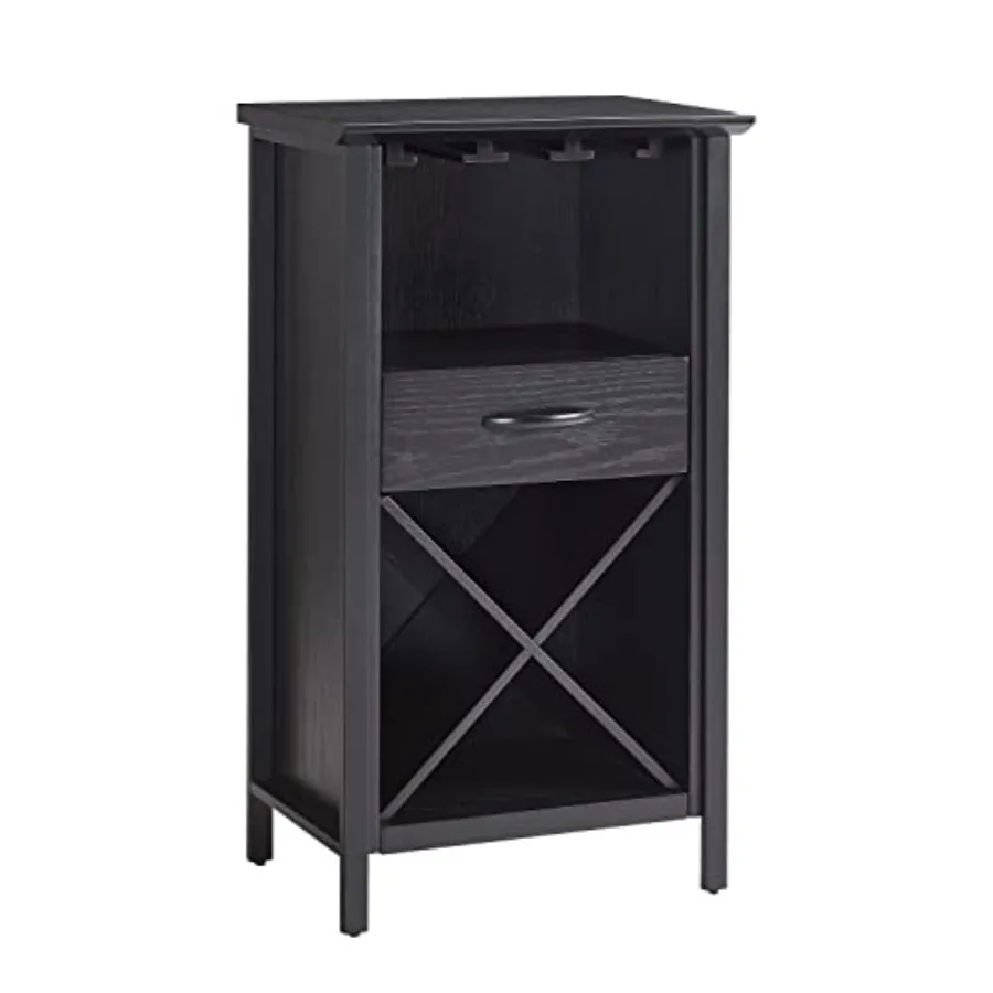 

9500-BK Leah Cabinet for Stemware and Bottle Storage