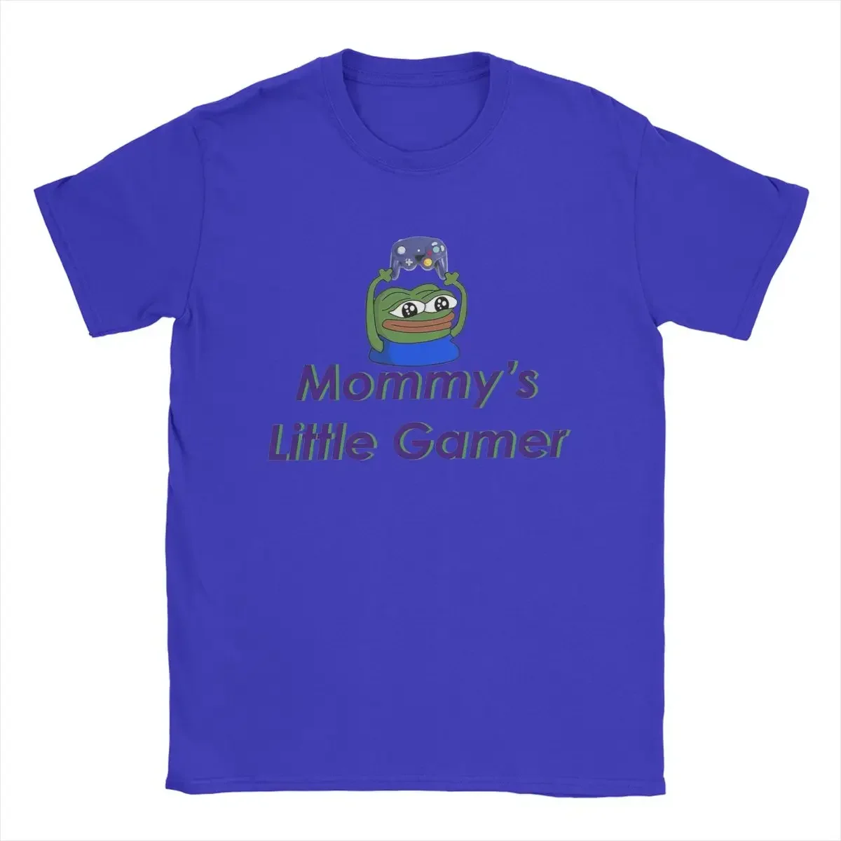 T-Shirts O Neck Tees Short Sleeve Clothes Plus Size Mommy's Little Gamer  T Shirt Men's Cotton Funny summer tops style tees