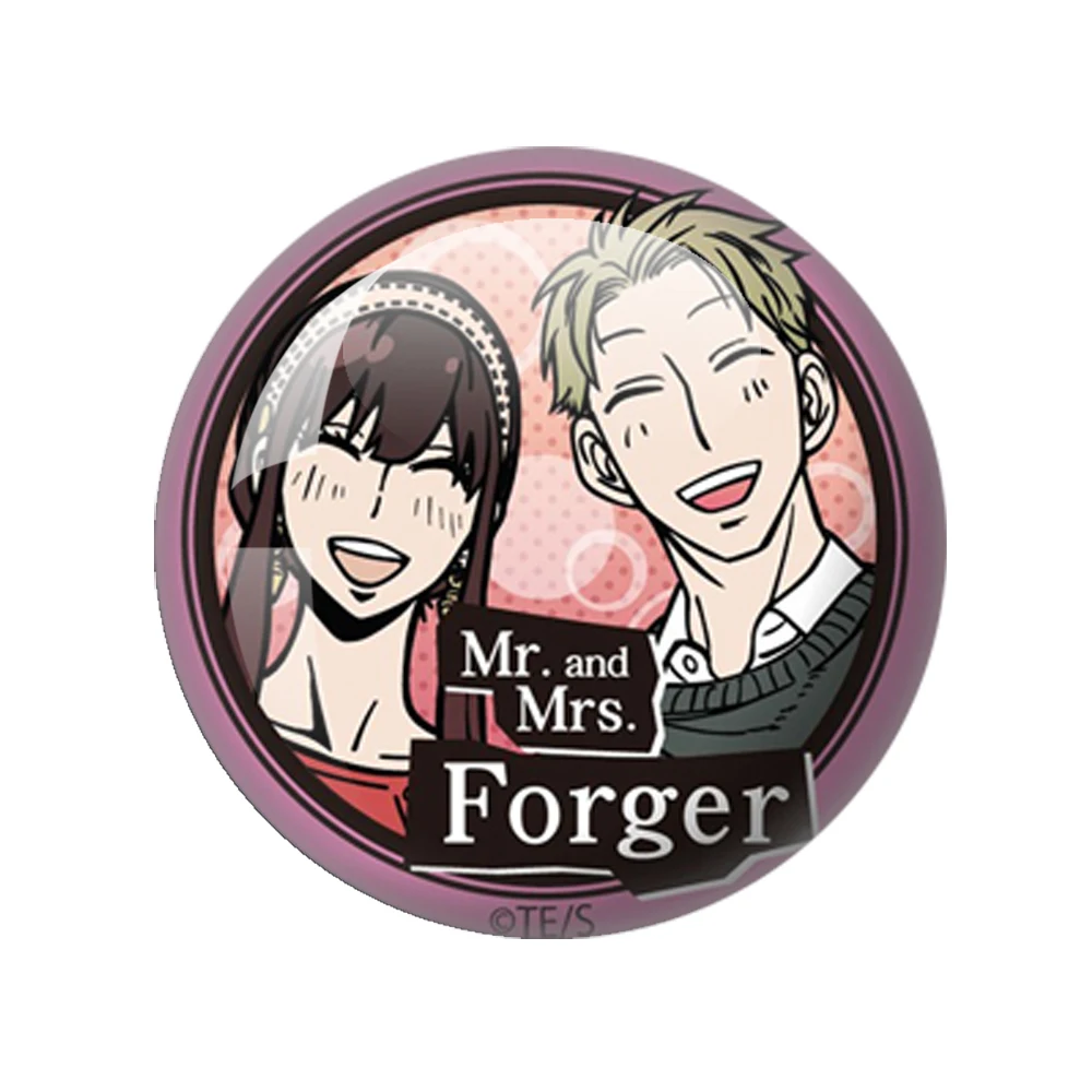 أنيمي تجسس X الأسرة دبوس لويد آنيا يور تأثيري الكرتون جولة زجاج صور 12 مللي متر-40 مللي متر كابوشون التجريبي شقة العودة صنع النتائج #2