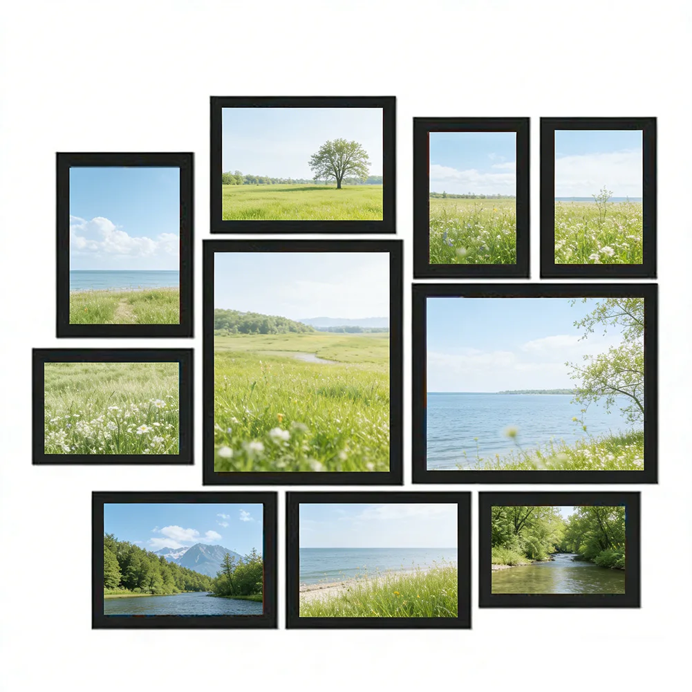 Elegant 8x10 Wooden Wall Frame for Artwork and Photographs Featuring Sturdy Construction and Timeless Aesthetic