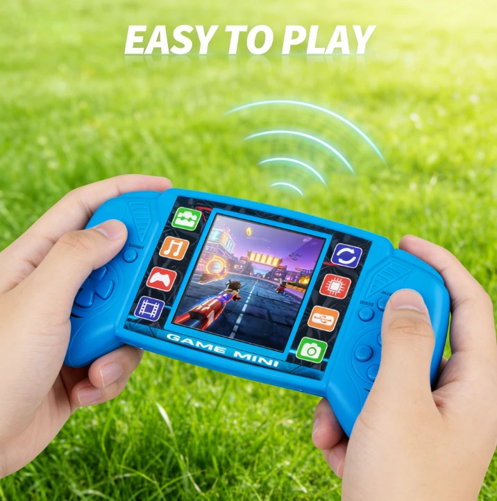 

Портативная портативная игровая консоль, кирпичная игра, портативные плееры, ностальгические развивающие игрушки, карманные, 4 цвета, классический подарок ребенку