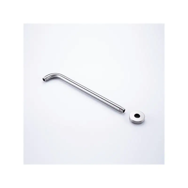 

Сверхфиксированный кронштейн для душа с фланцем, настенный кронштейн для насадки для душа из нержавеющей стали, 16,5 дюйма, отделка из матового никеля