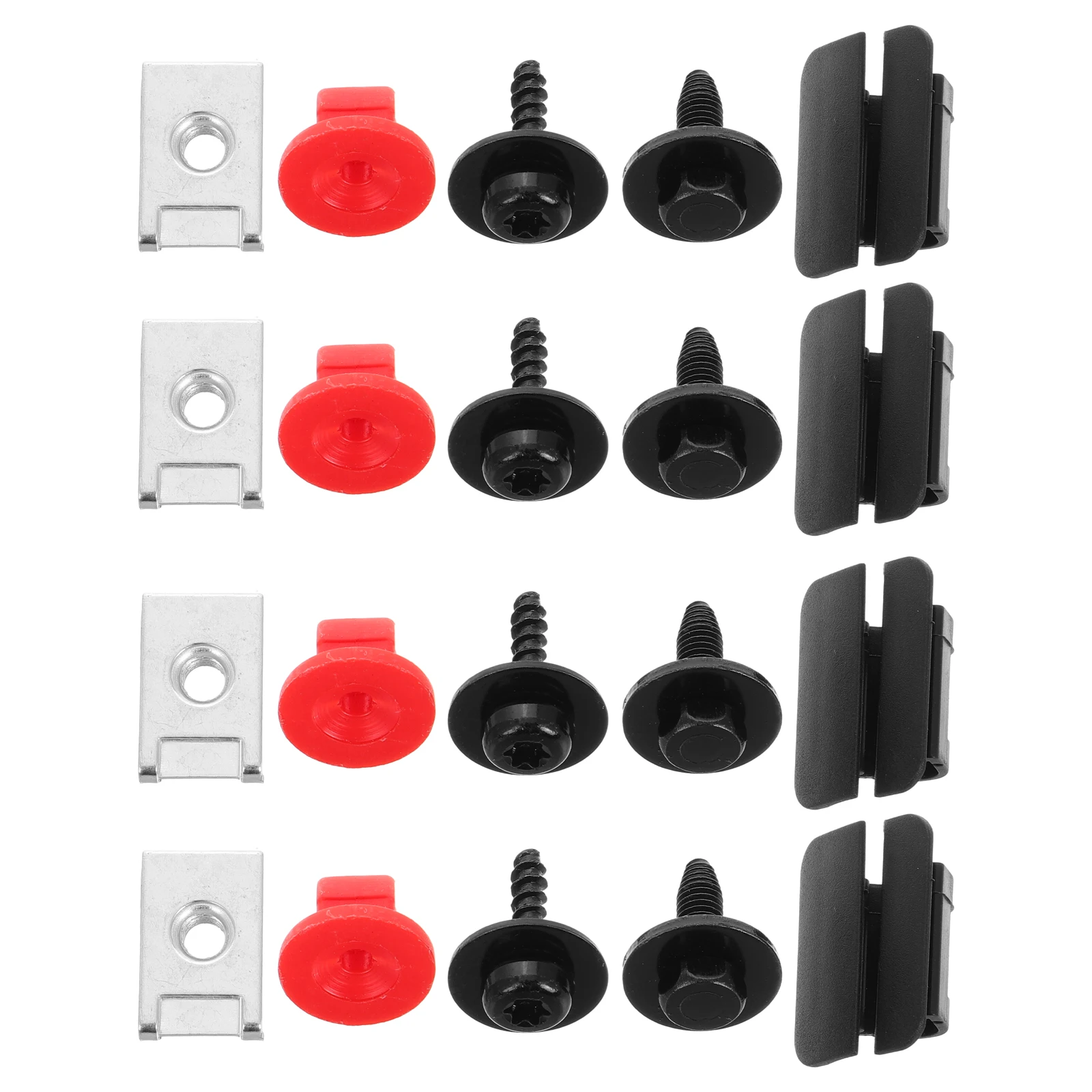 

Car Engine Splash Guard Kit Plastic Metal Underbody Shield Cover With Screws Bolts Clips Retainer Nuts For Front