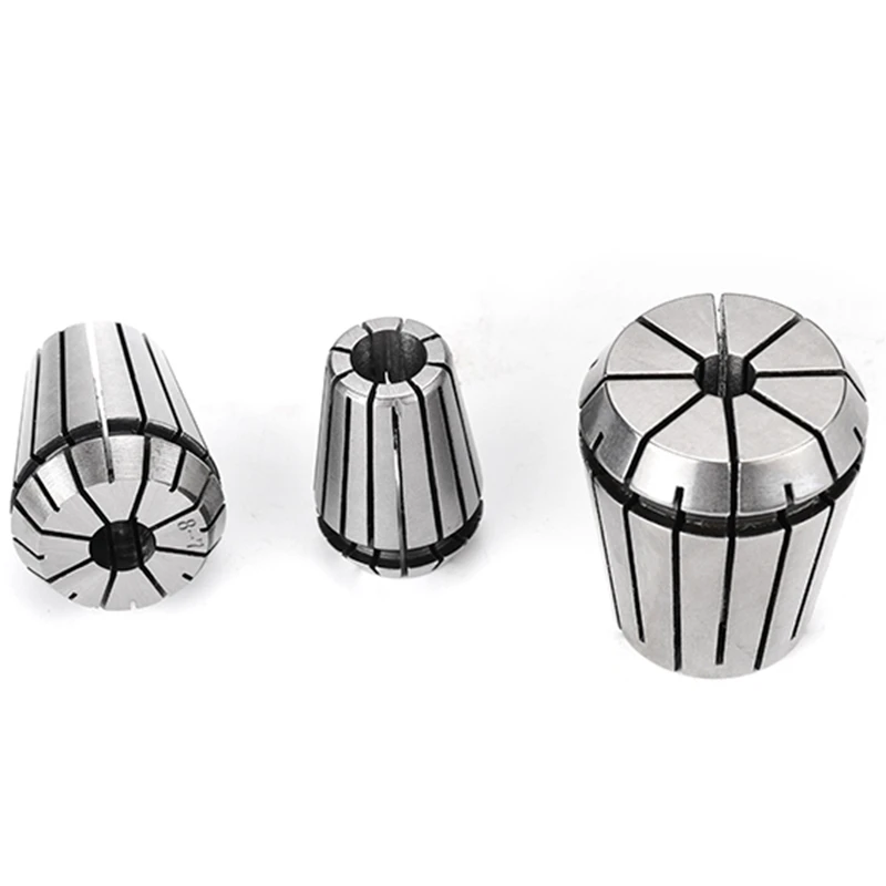 A34R 1Set C25 ER20 +7Pcs 3 -12Mm Collet Chuck Motor Shaft Extension Rod Spindle Collet Lathe Tools Holder