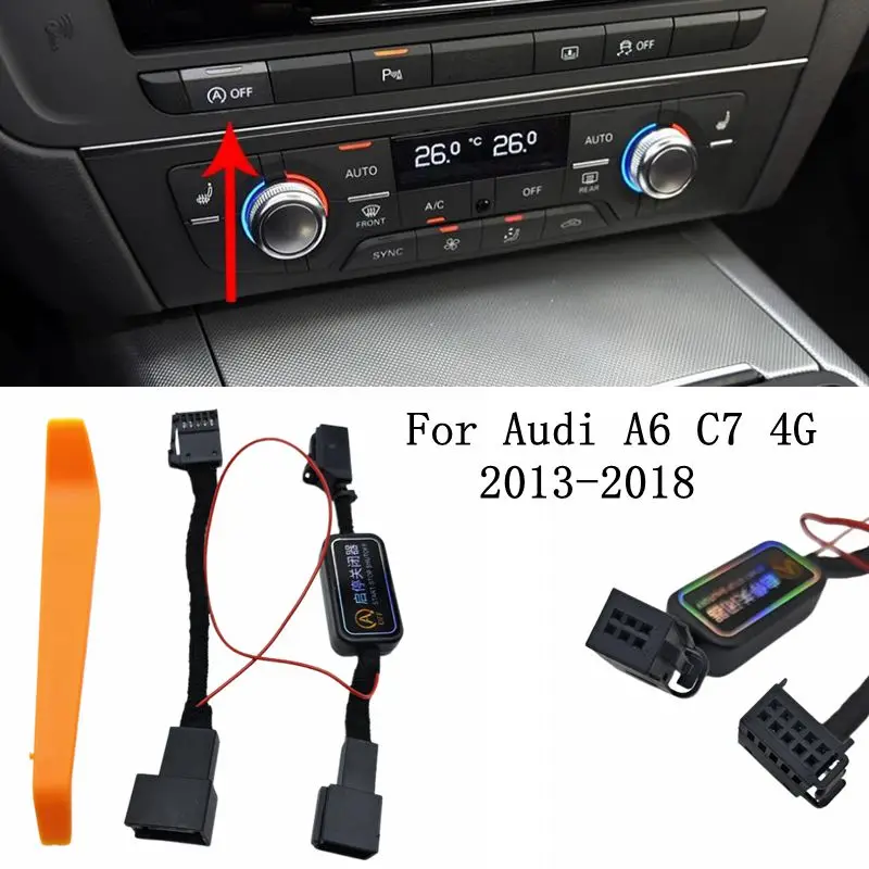 Automatic Start Stop Engine System Off Eliminator Device Control Sensor Plug Stop Canceller Wire For Audi A6 C7 4G 2013-2018