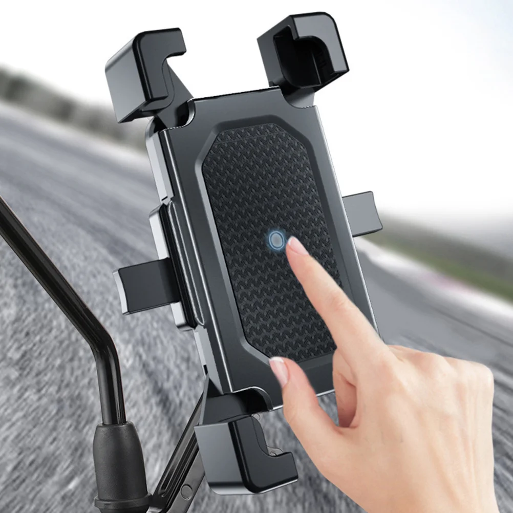 

Phone Bike Holder Motorcycle Mount Durable Plastic Lightweight Compact Design Cell Phone Holder for Electric Vehicle Navigation