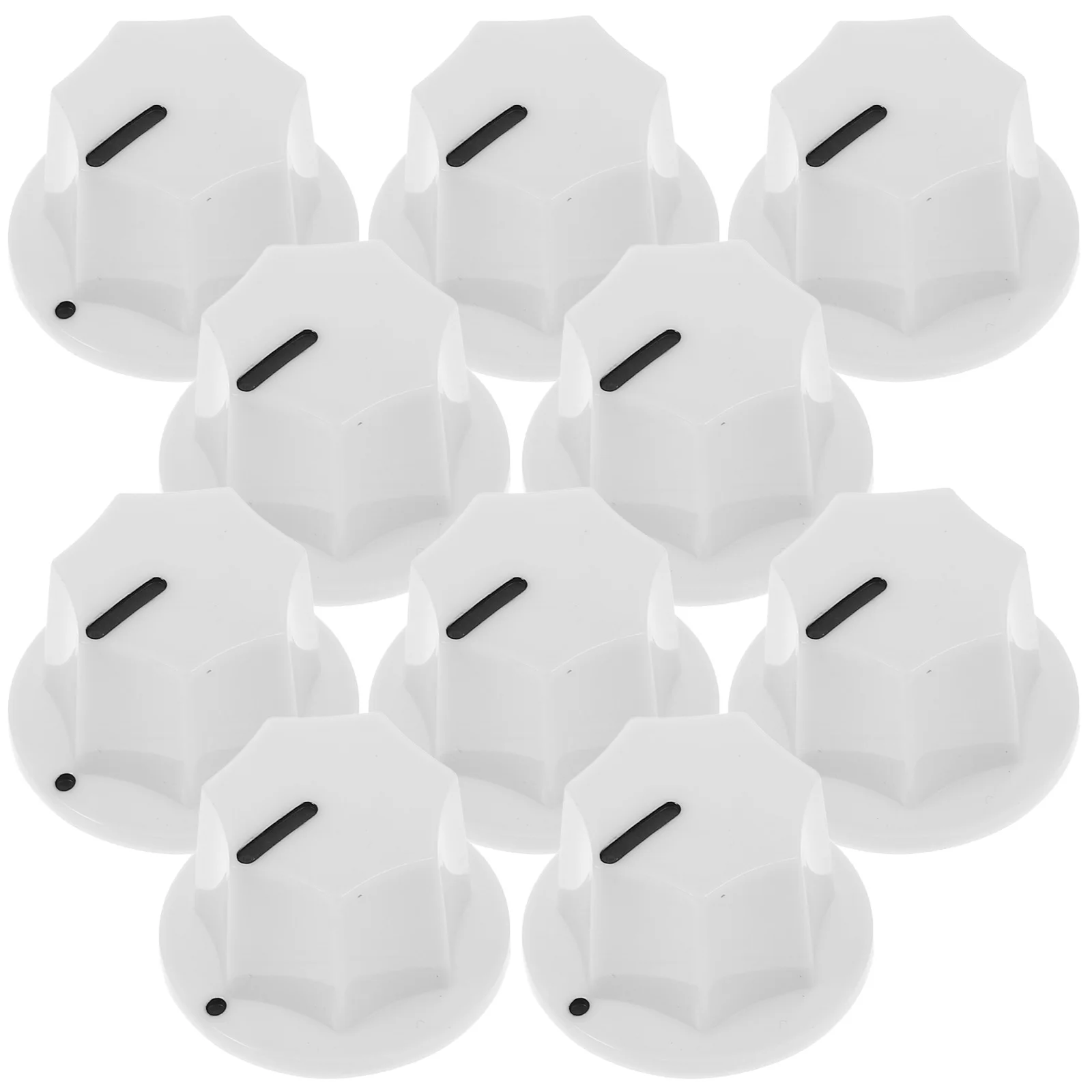 

10 Pcs Volume Knob Cap Electric Guitar Tone Replacement Parts Accessories Knobs for Repair Plastic Bass