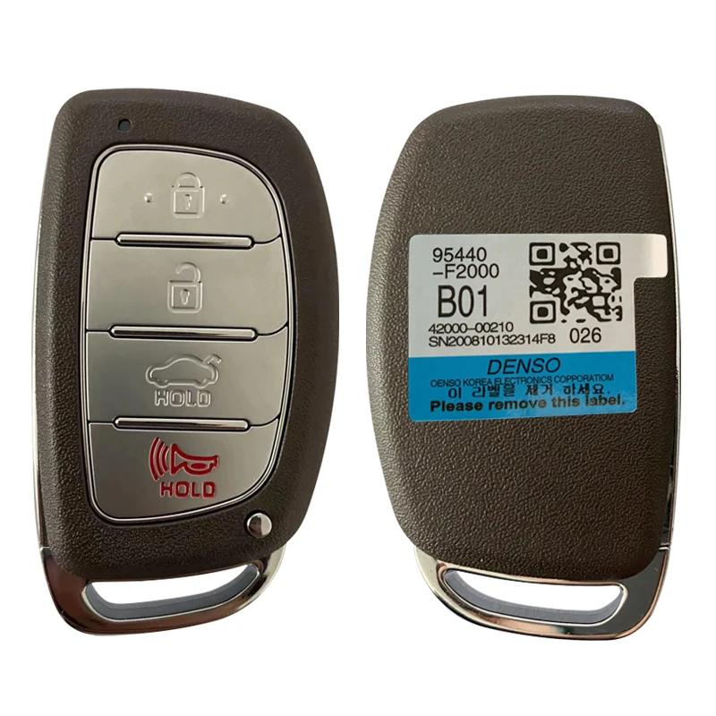 8A Chip Part Number 95440-C1500 C1001 F2002 F2000 For Hyundai Sonata Elantra Sedan 2016-2018 Smart Remote Key 434MHz