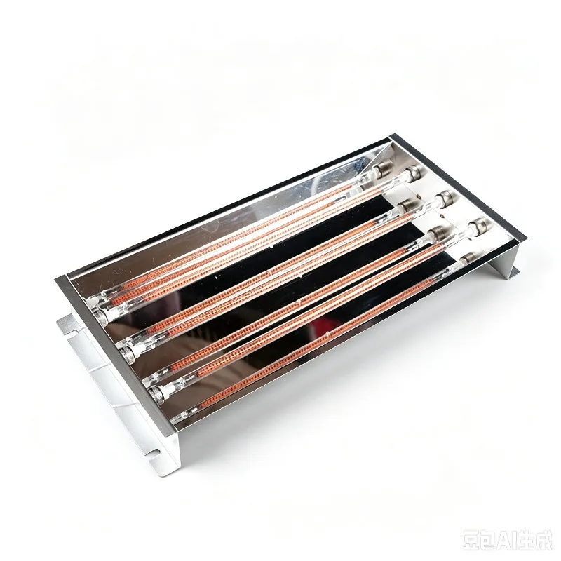 Infrared high-power heater heating lamp Paint  Drying lamp Physiotherapy  Carbon fiber three-tube heating oven