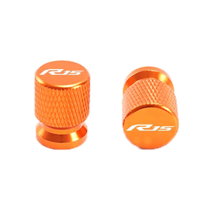2pcsMotorcycle CNC Aluminum Tire Valve Air Port Stem Cover Caps For YAMAHA YZF R15 YZFR15 R15 V3 YZF-R15 Accessories