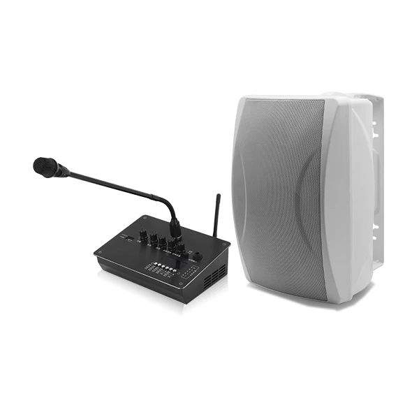 Wifi PA System Integrated Wireless Digital Audio Transmitter Black Carton Box CE Wireless Transmitter and Receiver 3 Years