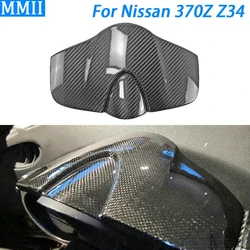 For Nissan 370Z Z34 2009-2020 Real Dry Carbon Fiber Dashboard Speedometer Panel Cover Trim Car Interior Retrofitting Accessories