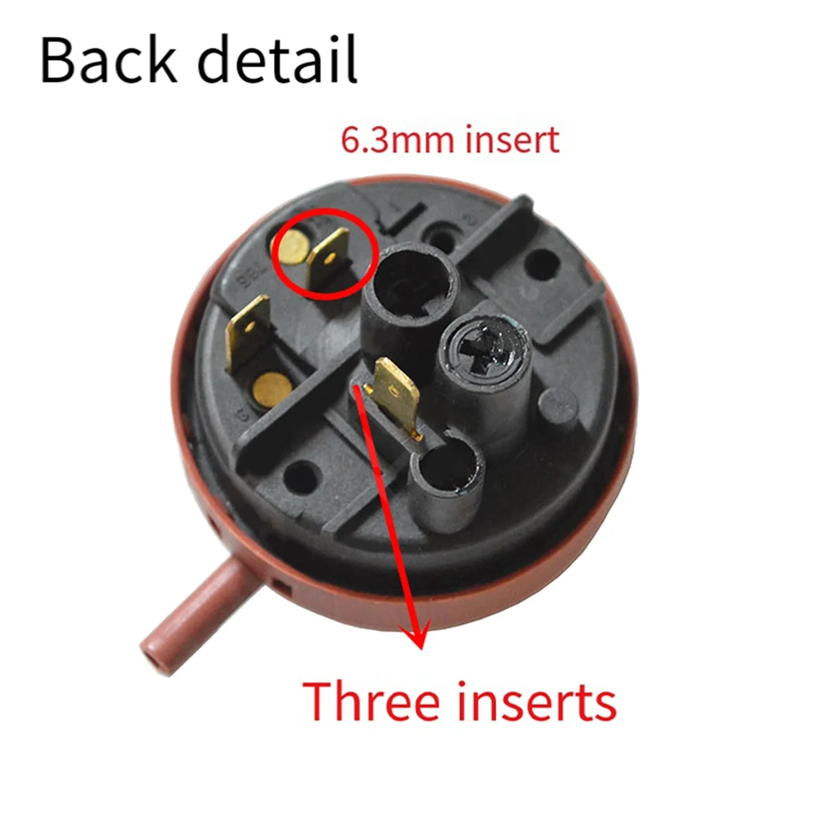 Washing Machine Water Level Sensor Switch 250VAC -2 1-6 2A for Drum Washer Water Level Pressure Control Switch Parts