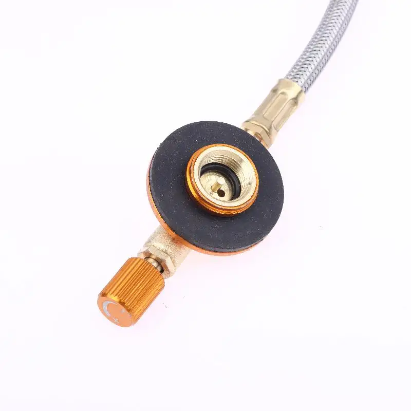 【S】Cassette Furnace Stove Conversion To Flat Gas Cylinder Conversion Head, Outdoor Camping And Picnic Gas Adapter Extension Cord