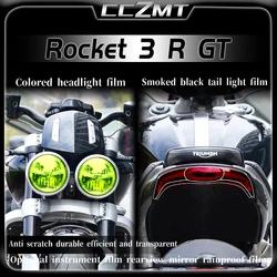 For Triumph Rocket ROCKET 3 GT R 3GT Headlight film protective film instrument film modification transparent film accessories