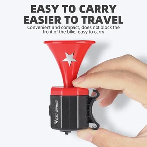 Westbike -Bike mit elektrischer Elektrohut 90 Decifer Dwater Proof Water Test USB -MINI -Fahrrad MTB Road Bell Cycling Accessoires 12 Hauptverkauf Elektronisches Horn für Fahrrad - №2