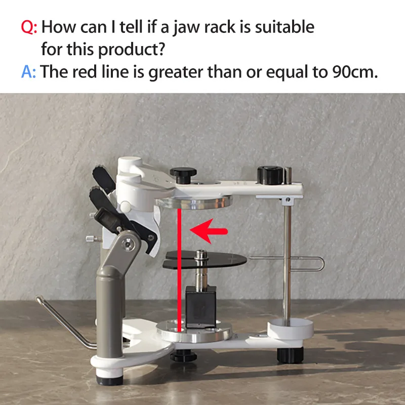 Simple Dental Jaw Frame Multifunctional Row of Dental Plate Universal Base Adjustable Jaw Rack Accessories Technicians Lab