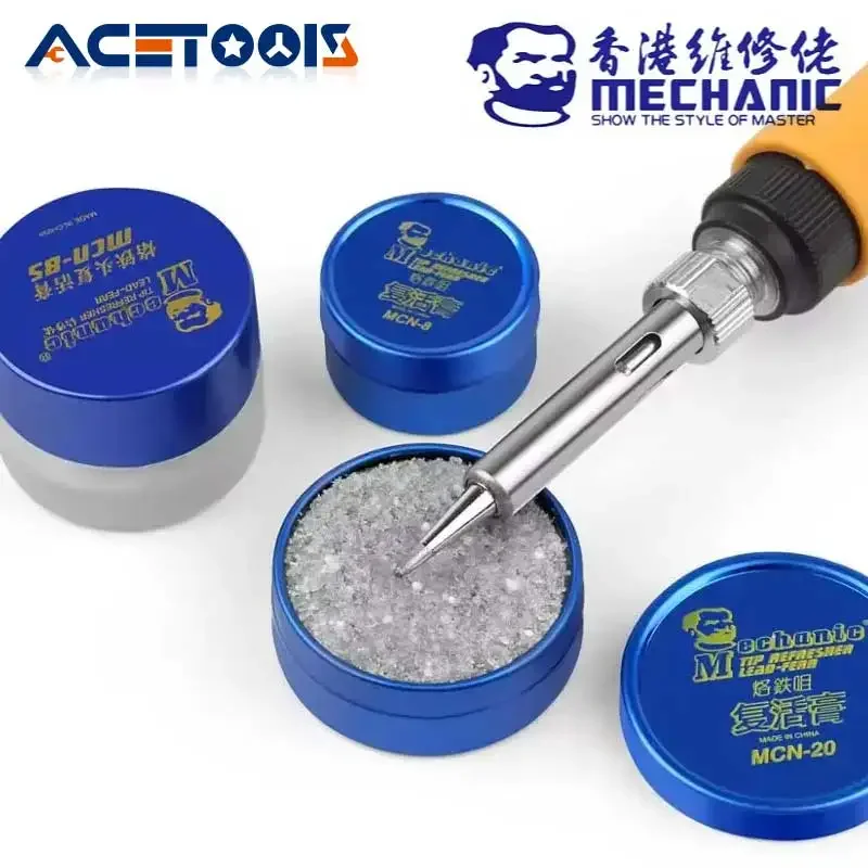 MECHANIC N Series Electrical Soldering Iron Tip Refresher Clean Paste Welding Flux Cream For Oxide Solder Iron Head Resurrection