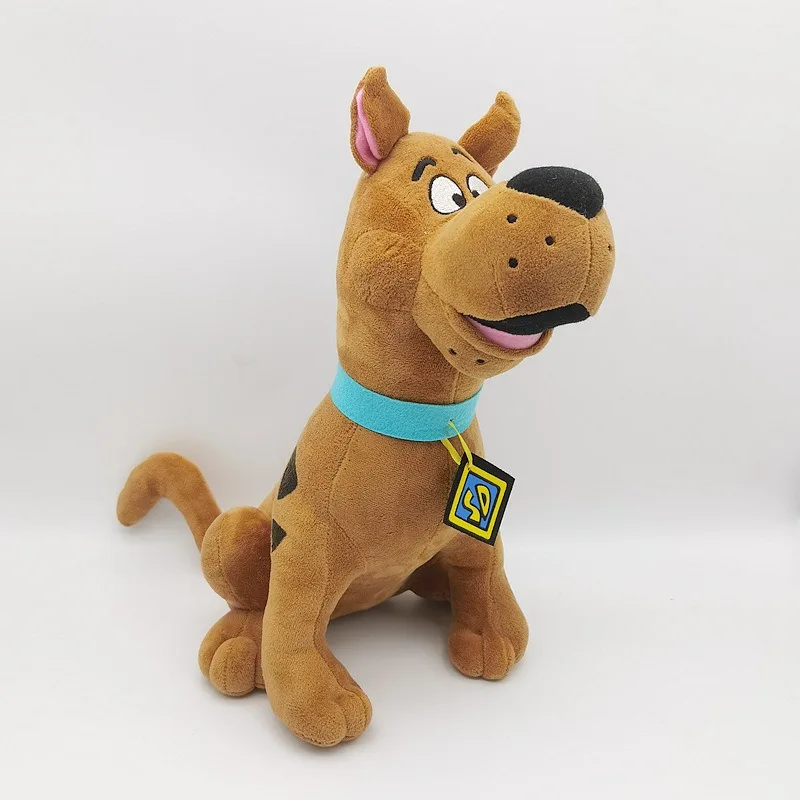 Brinquedo de Pelúcia Scoobys Doo de 35cm, Criativo e Personalizado, Almofada de Sofá, Ornamentos de Mesa em Estilo Cartoon, Presente de Aniversário para Meninos e Meninas