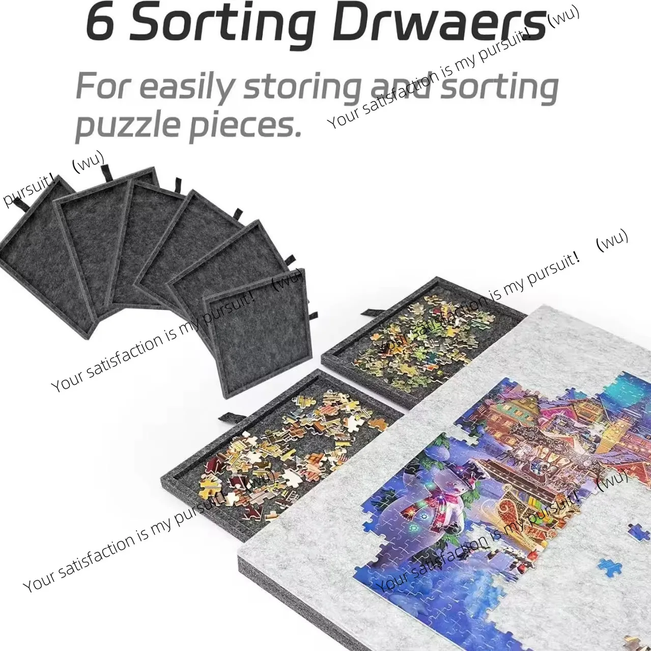 

Фетровая доска-головоломка, крепежная доска с кронштейном, стол-головоломка для хранения, детская плоская головоломка из 1000 предметов, наклонная