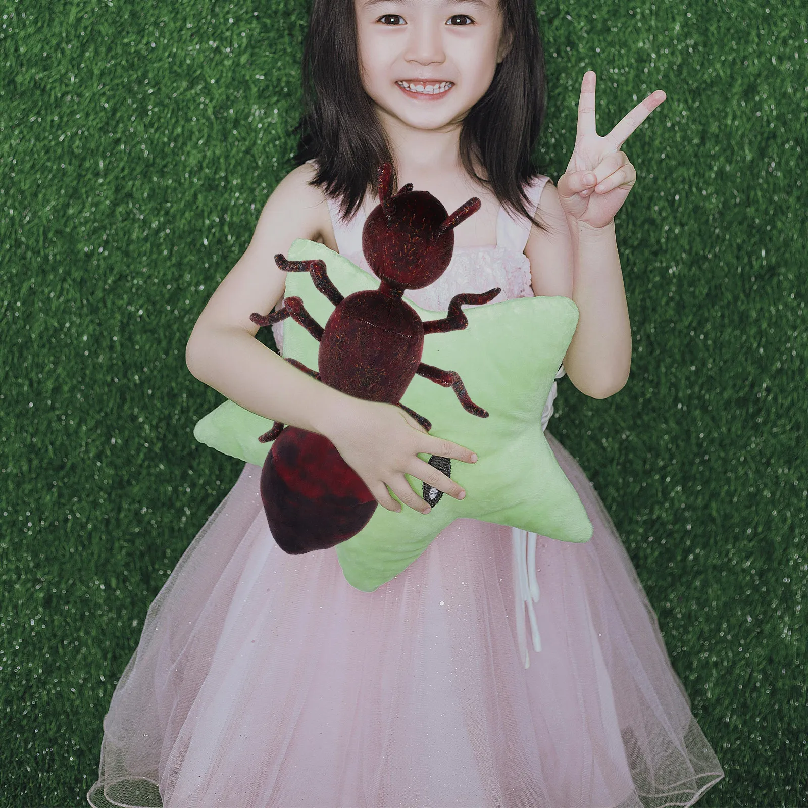 

Мягкая реалистичная плюшевая игрушка-муравей, подушка-насекомое, украшение для дома, для детских праздников, имитация насекомых, плюшевые игрушки-насекомые для детей