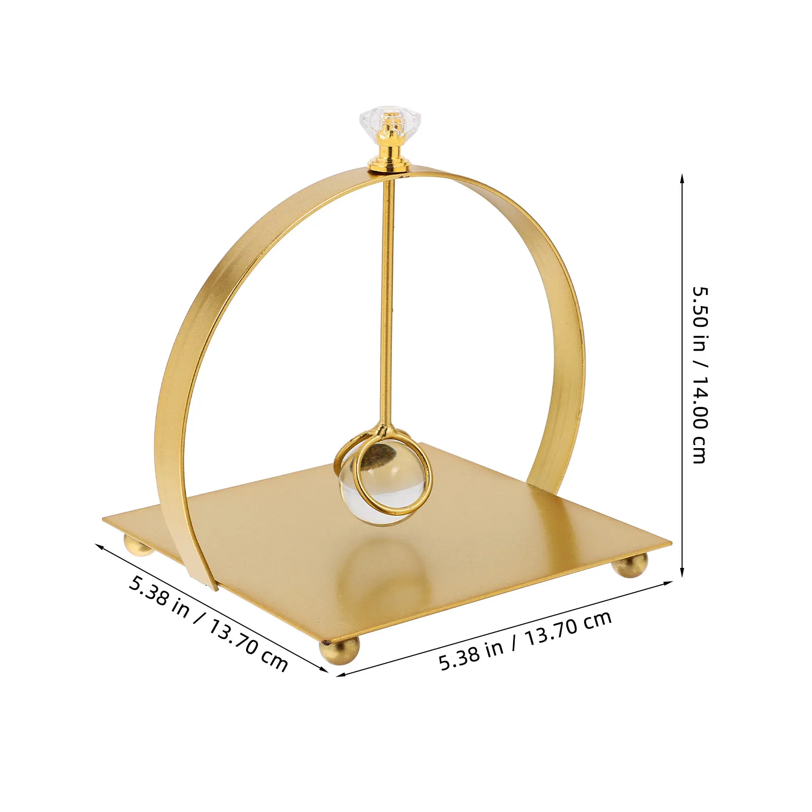 Elegant European-Style Sturdy Iron Paper Towel Holder for Dining Room Table Centerpiece Modern Kitchen view 2