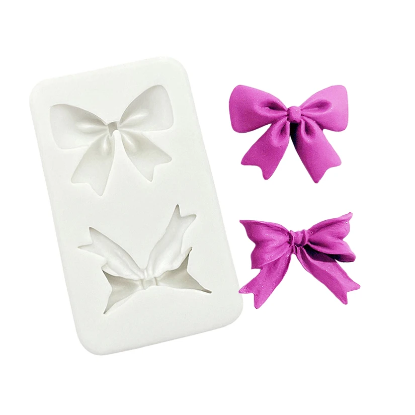 

Bows Silicone Sugarcraft Mold Resin Tools Cupcake Baking Mould Fondant Cake Decorating Tools