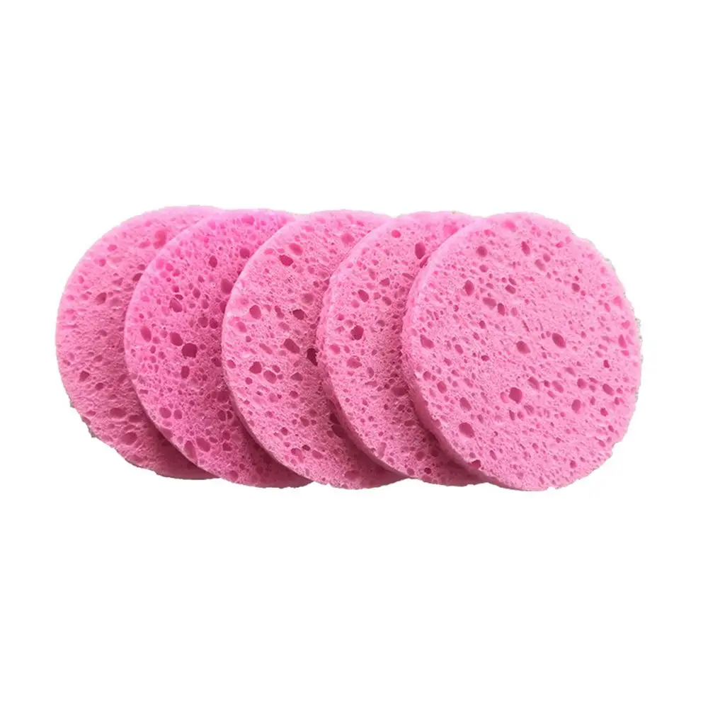 Softwood Pulp Cotton Natural Beauty Face Makeup Tools Facial Skin Care Cosmetic Puff Cleansing Sponge Sponge Puff