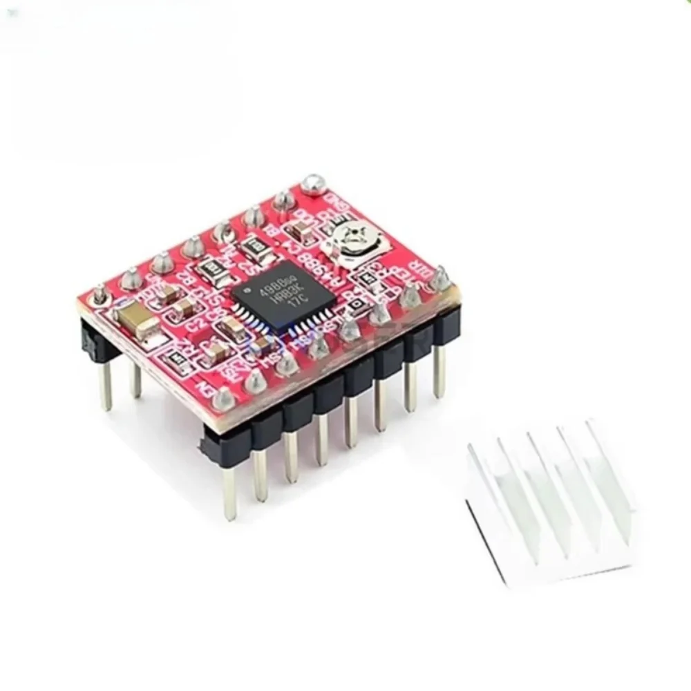 A4988 DRV8825 Stepper Driver Module with Heat Sink for SKR 1.3 1.4 RAMPS 1.4 1.6 3D Printer Parts Replacement