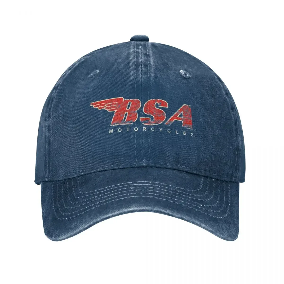 BSA-Motorcycle - BSA Motorcycle Tee Distressed Logo Baseball Cap derby hat Hat Luxury Brand Women's Beach Outlet 2025 Men's