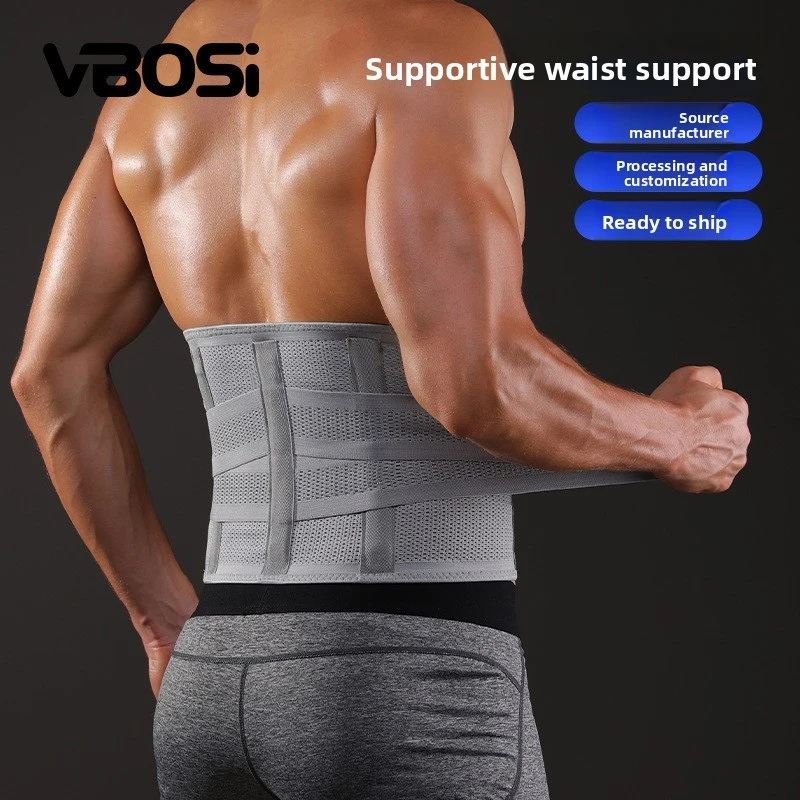 

Men Waist Trainer Belt Fitness Waist Back Support Belts Sweat Belt Trainer Trimmer Abdominale Sports Lumbar joint Protector