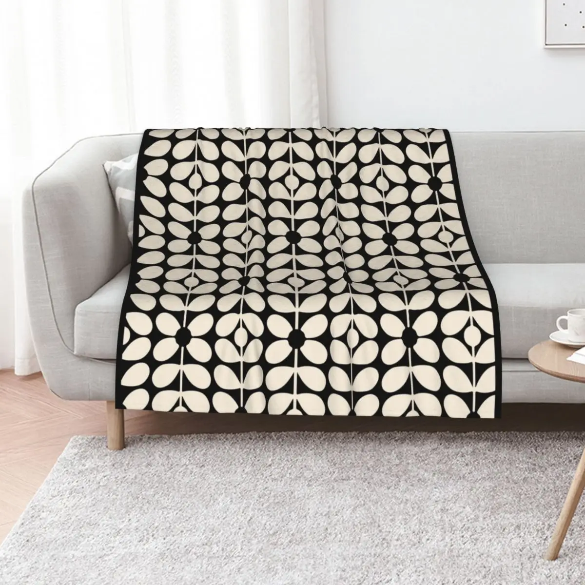 Orla Kiely Conway Sixties Stem Throw Blanket Soft Beds for sofa Bed Luxury Brand for winter Blankets