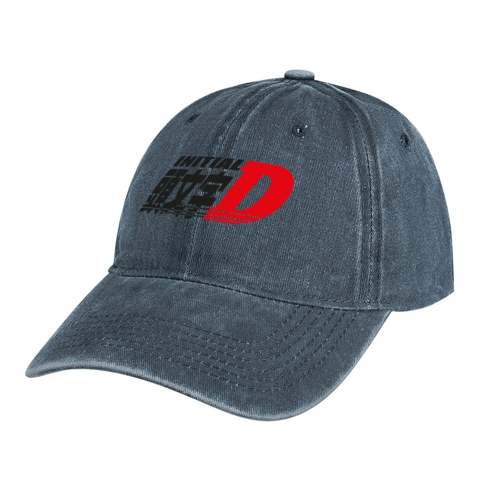 

Japanese initial D logo Cowboy Hat Beach Outing New In The Hat Baseball Cap For Men Women's