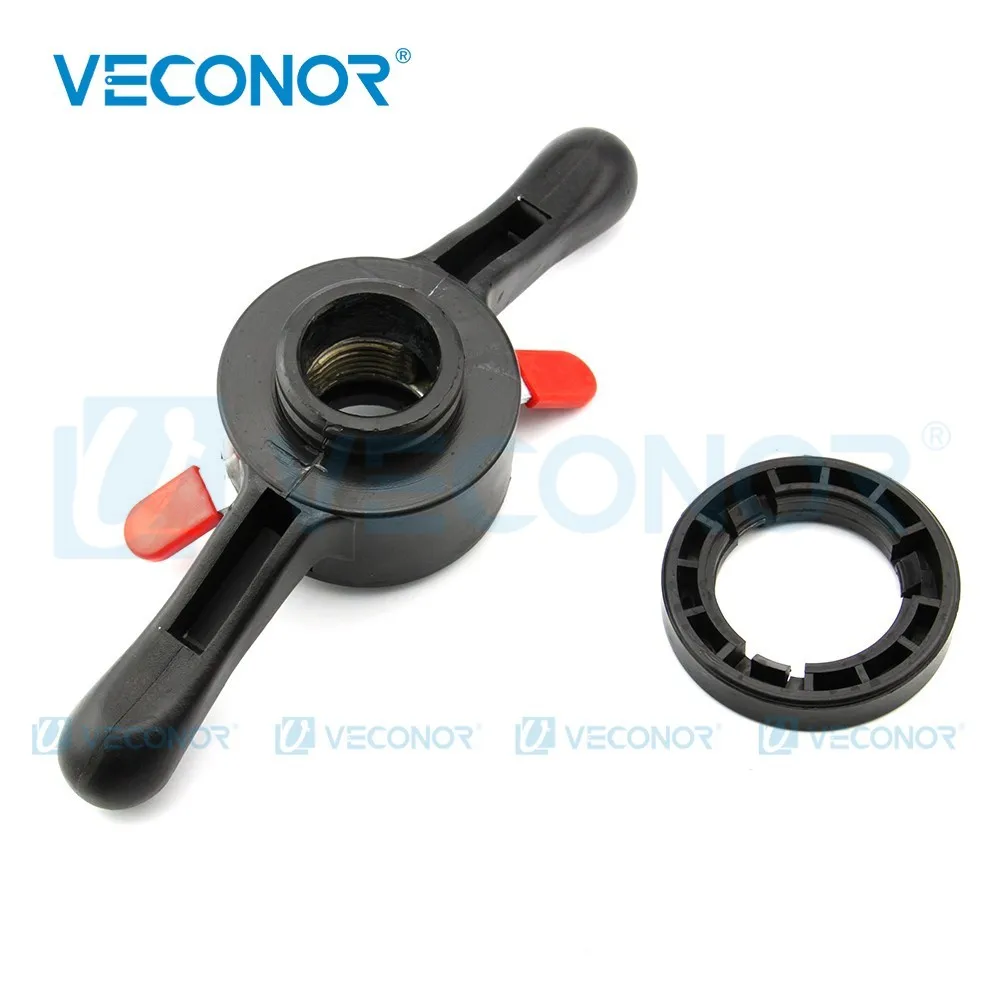 VECONOR Fast Locking Nut Quick Nut Wing Nut for Car Wheel Balancer Shaft Size 36mm Thread Pitch 3mm
