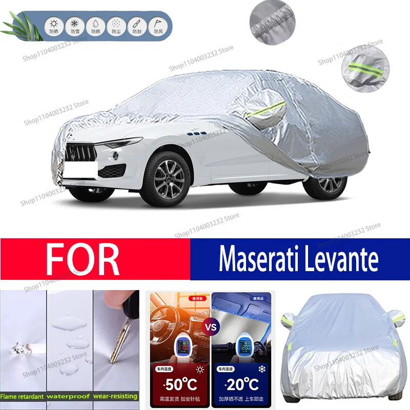 

For Maserati Levante Car clothing sun protection snow prevention antifreeze car protective cover auto cover