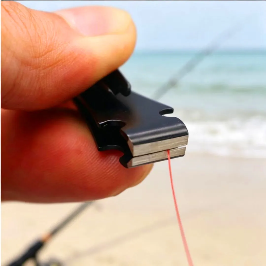Fishing Quick Knot Tool Clipper Hook Eye Cleaner Fly Tying Retractor Fishing Scissors Tackle Line Cutter Accessories