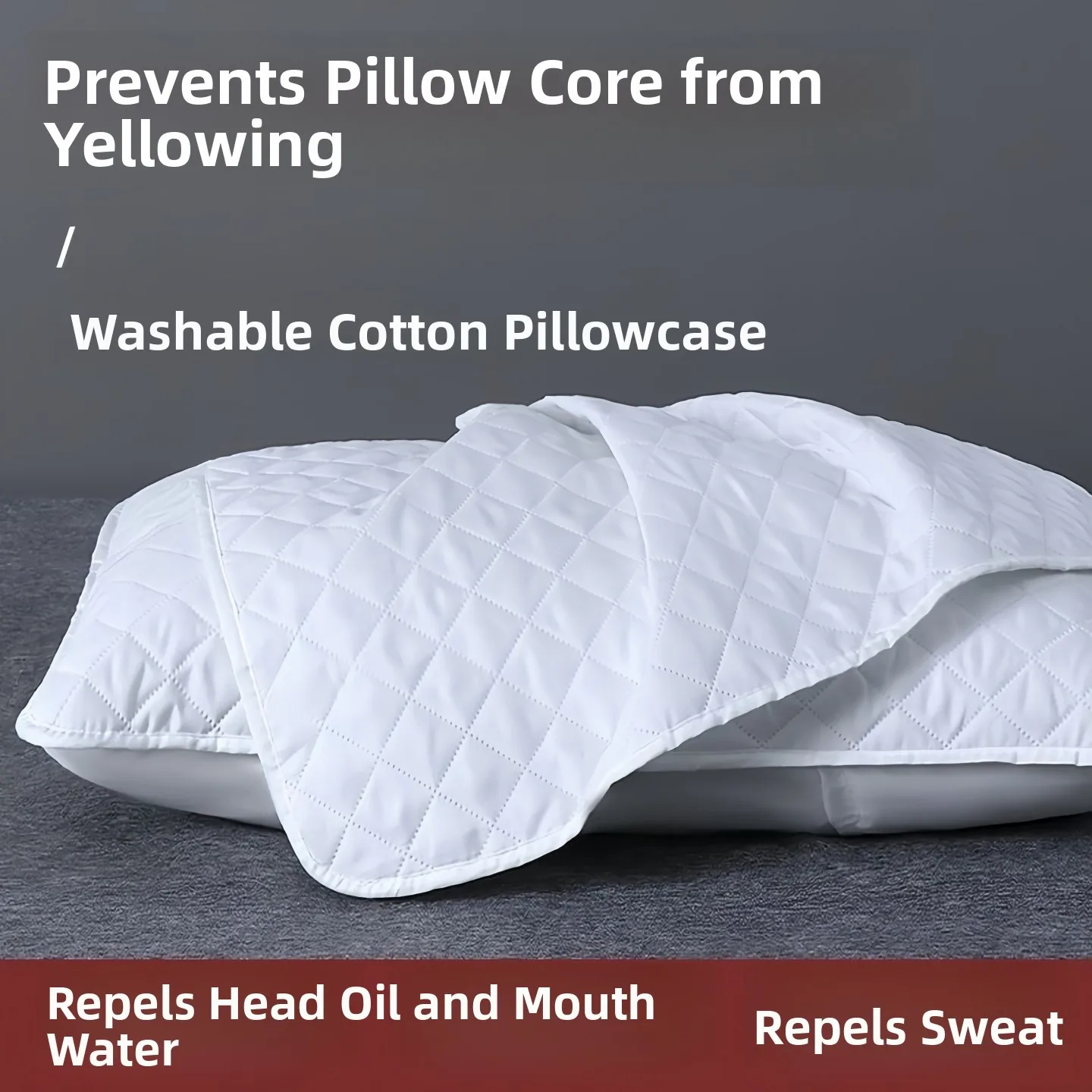 Hilton Hotel Oil-resistant Pillowcase Pillow Core Protection Cover Isolation Pillowcase Home Use Adult Washable Pillowcase