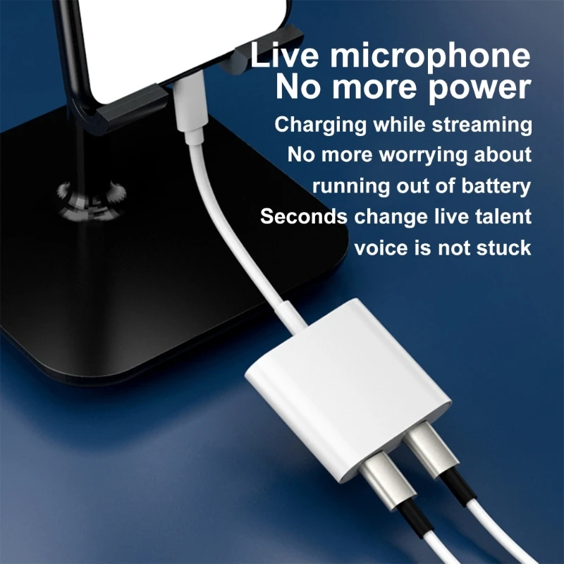 

Type to 3.5mm Headphones & Charging Adapter, 2-in-1 USB to Aux and Fast Charging Converters Conversion Adapter