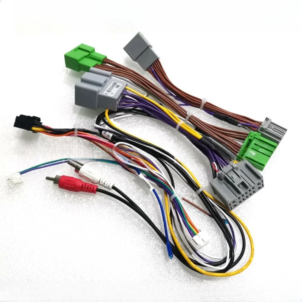 Canbus صندوق فك OD-OLO-01 لفولفو S60 XC60 V60 2008-2013 أندرويد 2 الدين ستيريو السيارة 16 دبوس سلك تسخير محول كابل الطاقة