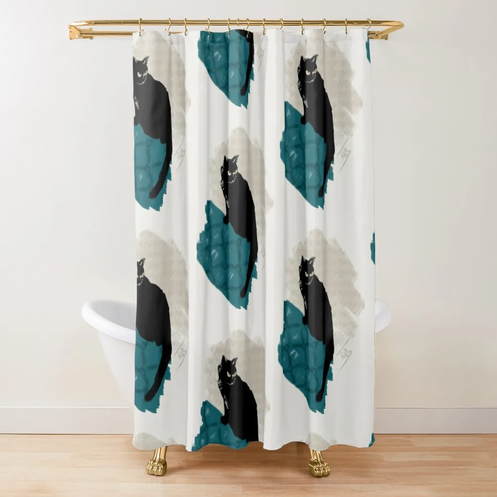 

Sitty Kitty Sitting <3 Shower Curtain Waterproof Bath And Anti-Mold For Bathrooms Shower Set For Bathroom Window Curtain