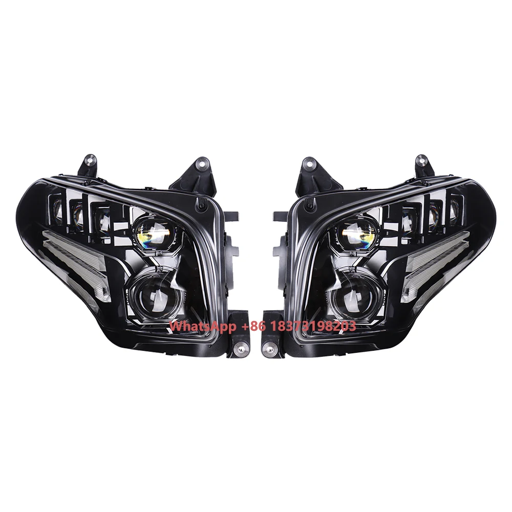 

For Honda Gold Wing GL1800 LED Motorcycle Replacement Headlamps Hi/Lo Beam 75W 6500K Projector Headlights