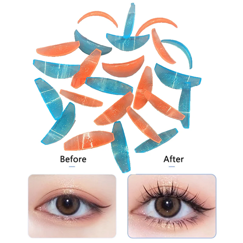 6 paia/scatola Silicone colorato Perm ciglia finte Pad sollevamento ciglia cuscinetti di protezione bigodino accessori strumento di estensione delle ciglia