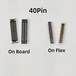 5-20 piezas pantalla LCD Flex FPC conector 40Pin para Xiaomi 10T 10Tpro Redmi 9 Note 9 Pro 5G K30S POCO X3 X3Pro enchufe a bordo