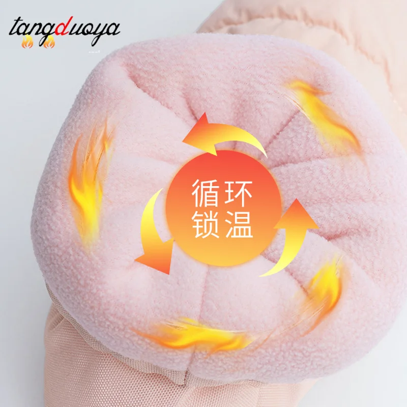 فتاة النساء أحذية الباليه الاحماء أحذية الرقص الشتاء أحذية الباليه أحذية الرقص الحرارية أحذية الباليه المضادة للانزلاق مقاومة للاهتراء