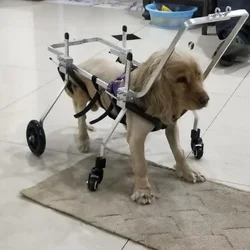 Elderly dog wheelchair forelimb four-wheeled pet hemiplegic dog car front leg disabled car full body quadriplegic dog assistance