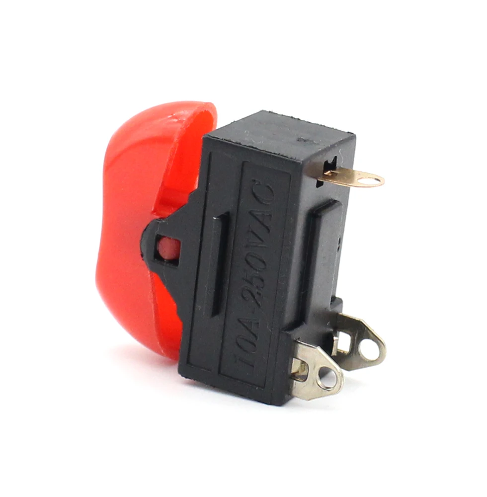 1PCS KCD15-103/T Hair Dryer Switch 3 Pins Rocker Switch 3 Position ON-OFF-ON boat shaped switch