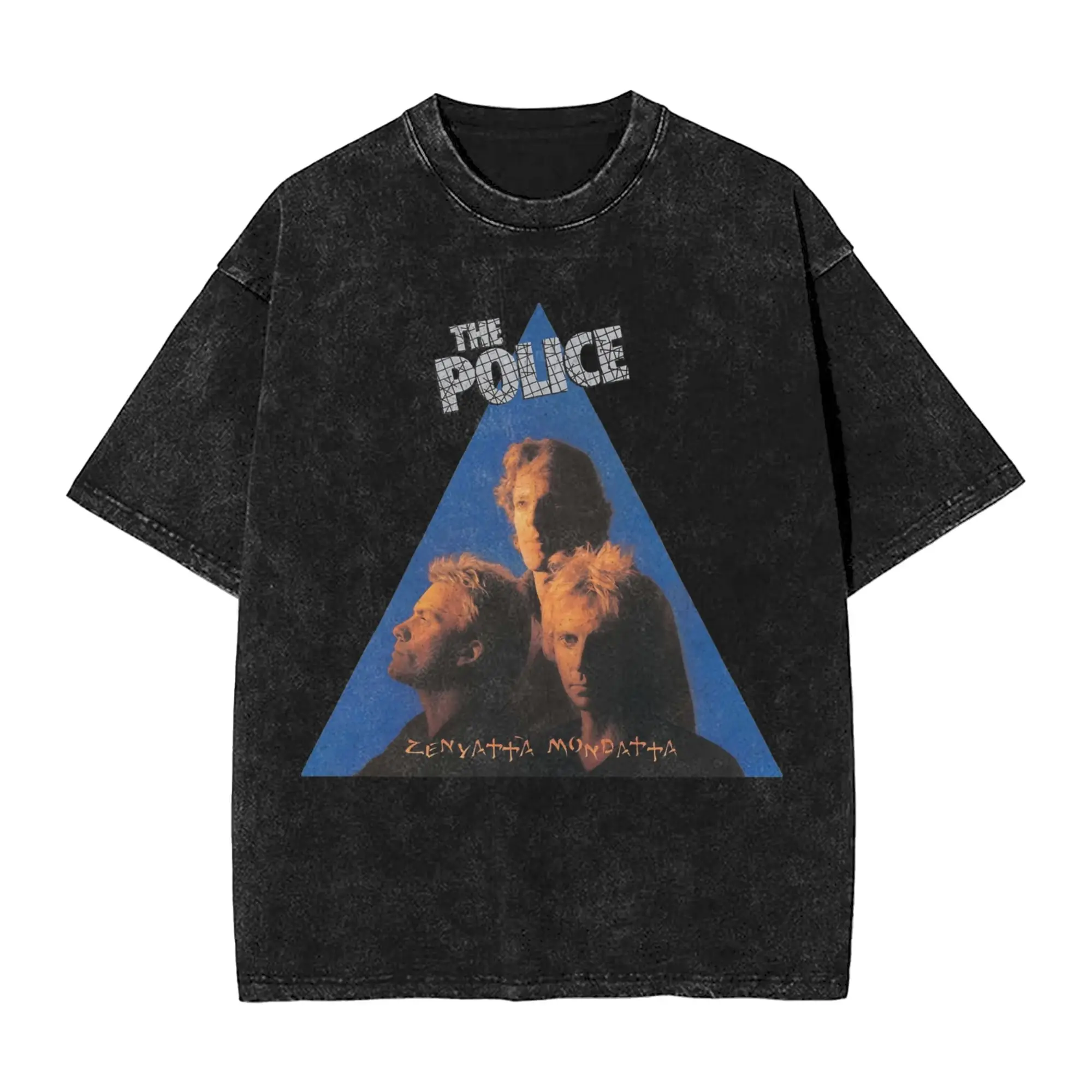 The Police Zenyatta Mondatta T-Shirt Beach  Awesome T-Shirts Cotton Hip Hop Tshirt For Men Short-Sleeved Loose Top Tees