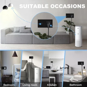 Sakelar Lampu Sentuh BSEED dengan Soket Dinding USB Uni Eropa Sakelar Led Dinding Hitam 1/2 / 3Gang 1Way Sakelar Dinding Lampu Latar Biru Tua Kristal 12 darkflash penjualan terbaik - №