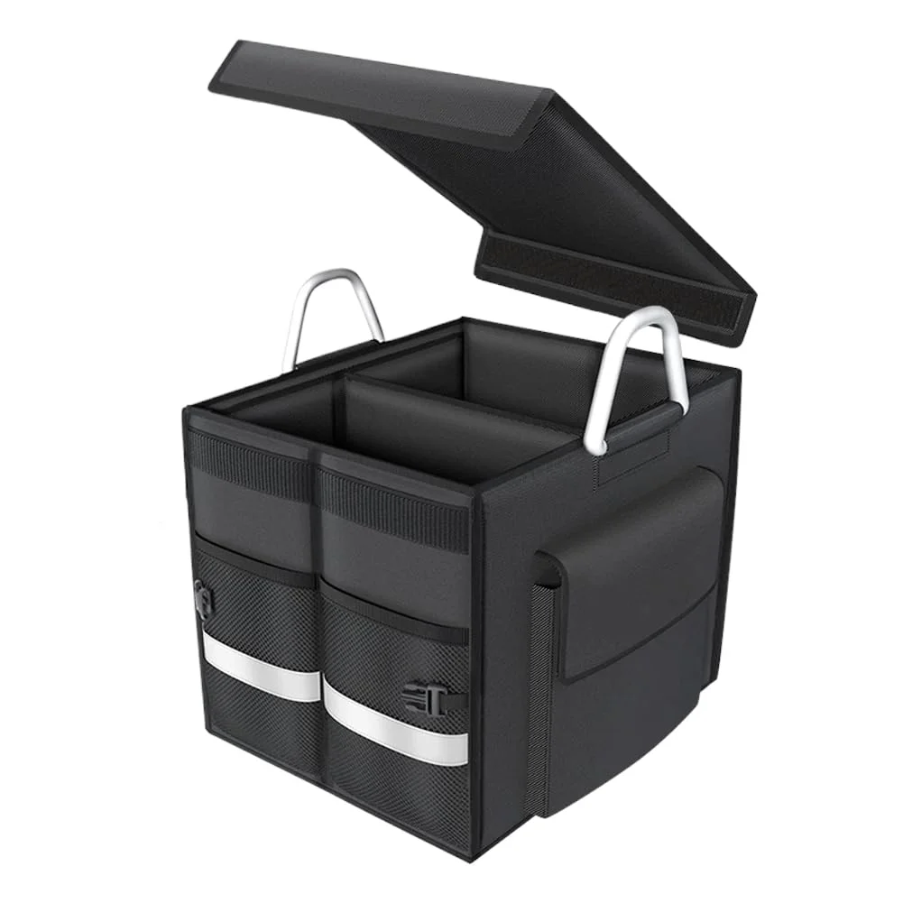 !@Foldable Portable Trunk Storage Box for Car Outdoor Camping 600D Oxford Cloth Multifunction Storage